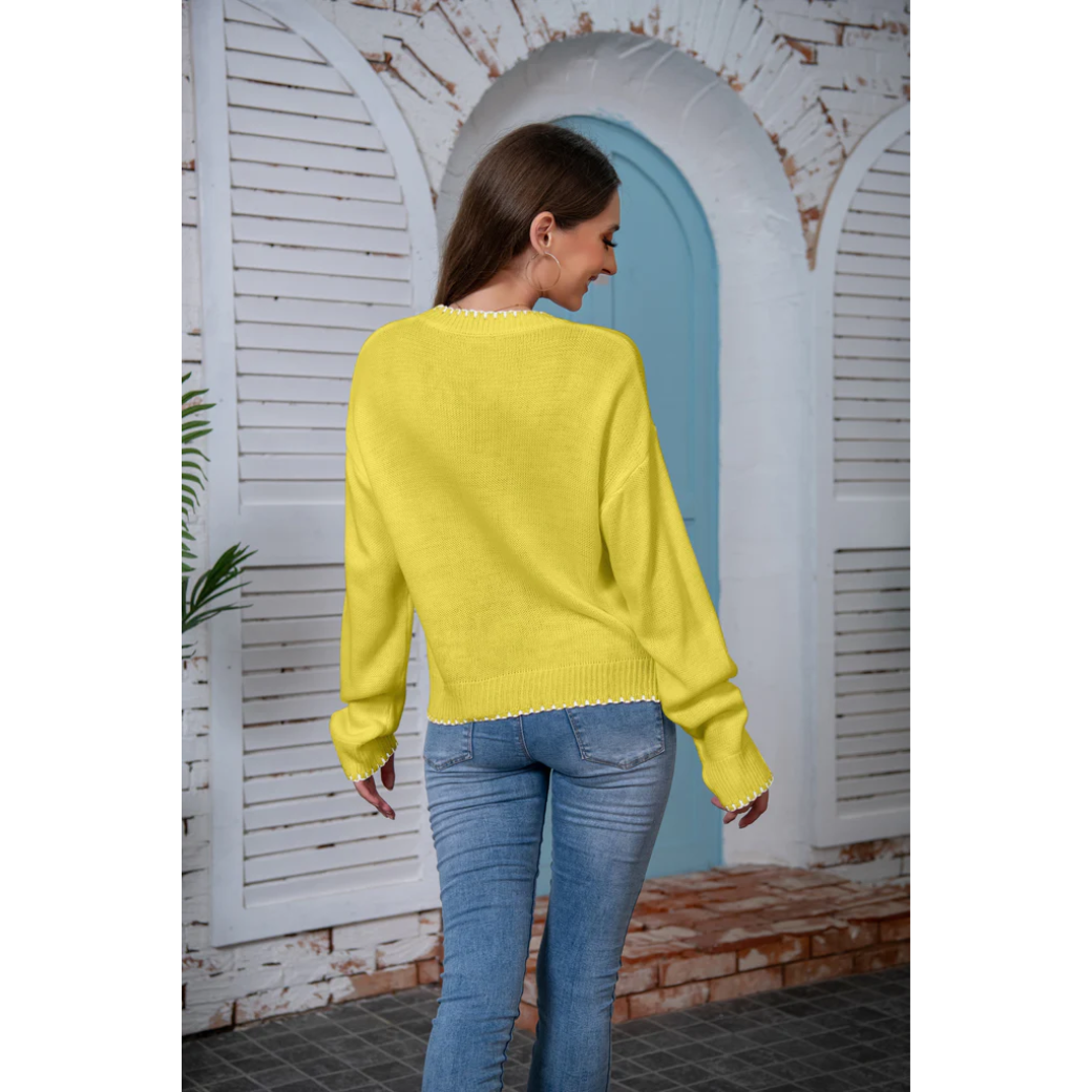 Pull chaud femme – Pull douillet en laine pour hiver