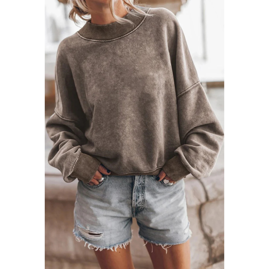 Pull chaud femme – Pull douillet en laine pour hiver élégant