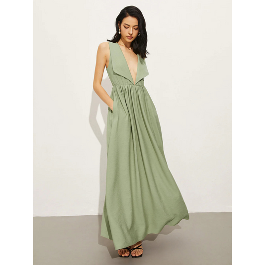 Robe d'été chic femme – Maxi fluide élégante pour occasions spéciales