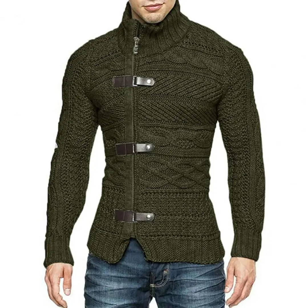 Cardigan homme chaud – Pull confortable en laine pour hiver