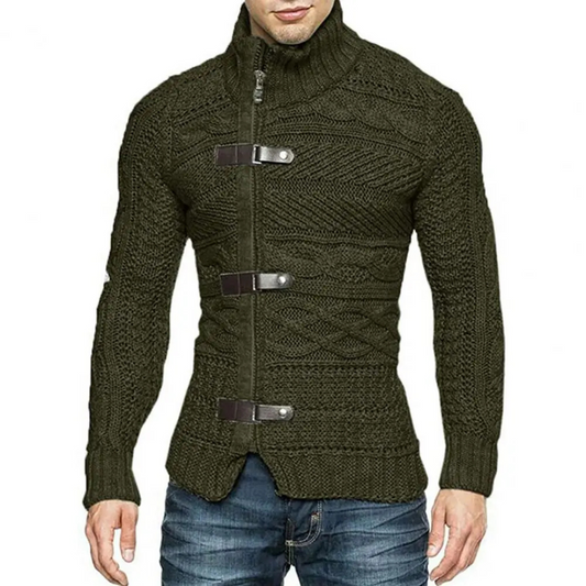 Cardigan homme chaud – Pull confortable en laine pour hiver