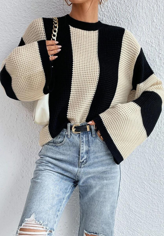 Pull chaud femme – Pull douillet en laine pour hiver élégant