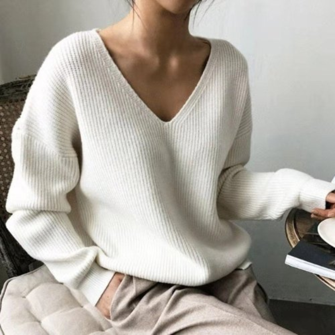 Pull chaud femme – Pull douillet en laine pour hiver élégant