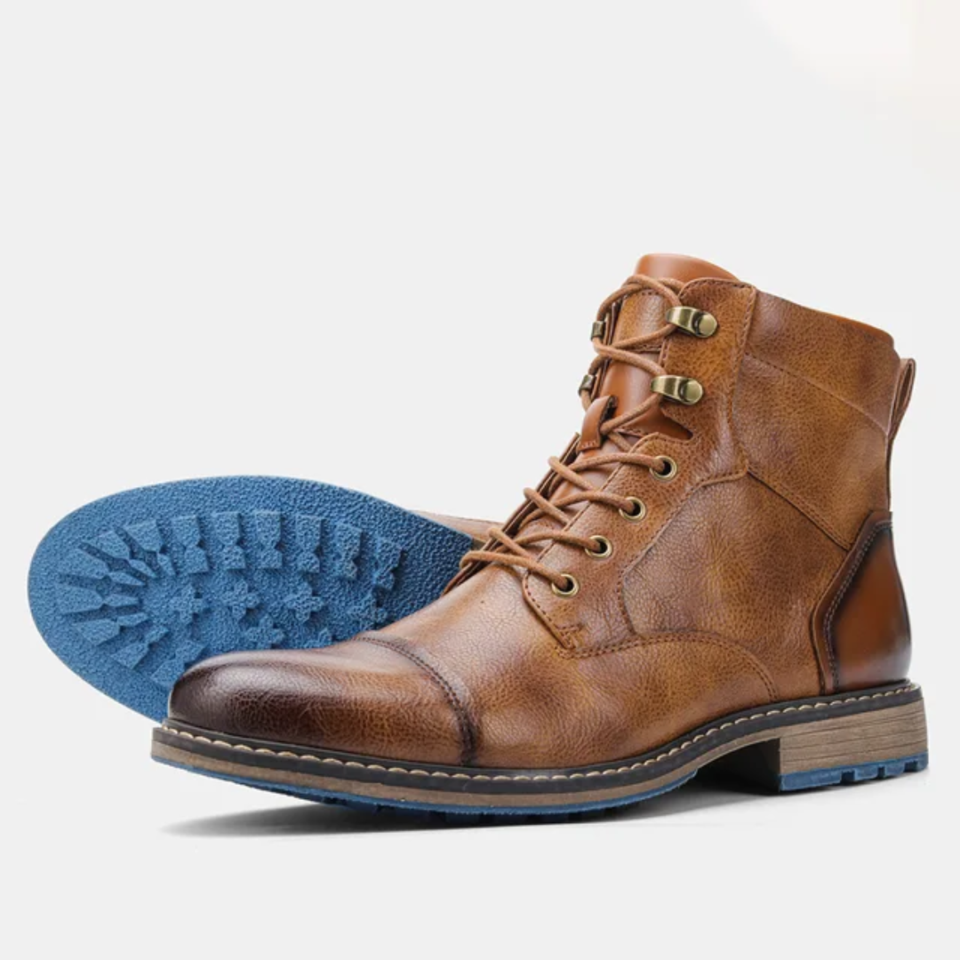 Bottes tendance homme – Chaussures confortables en cuir pour style décontracté