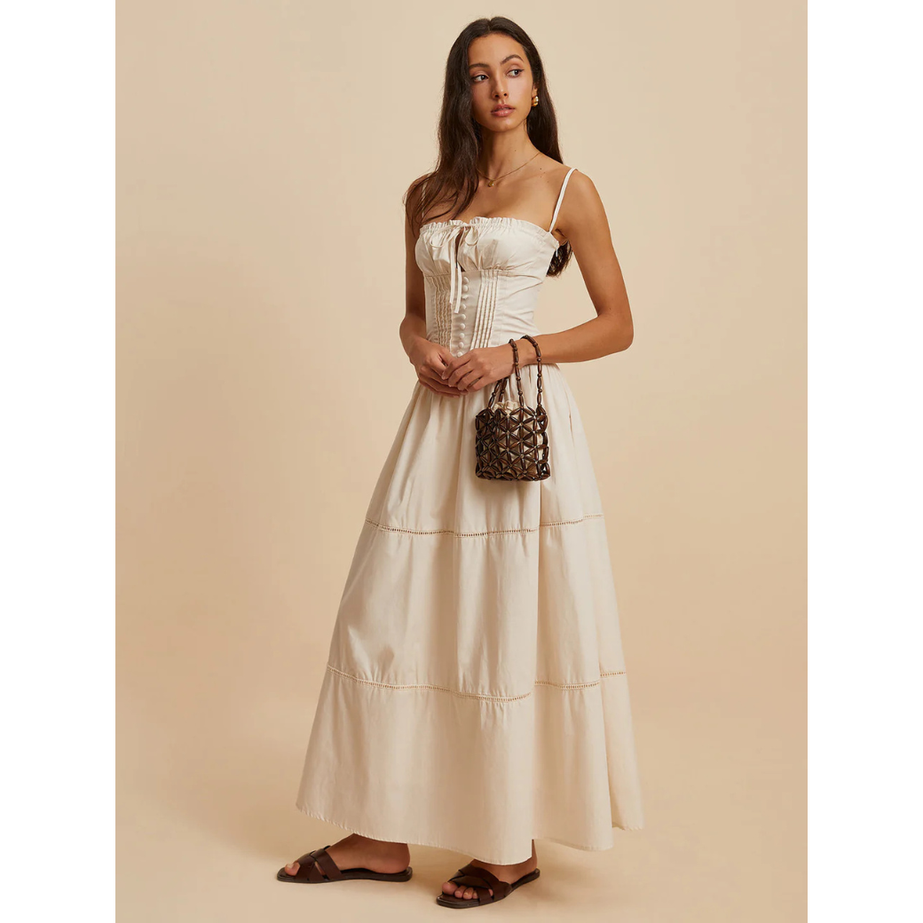 Robe d'été chic femme – Maxi fluide élégante pour occasions spéciales