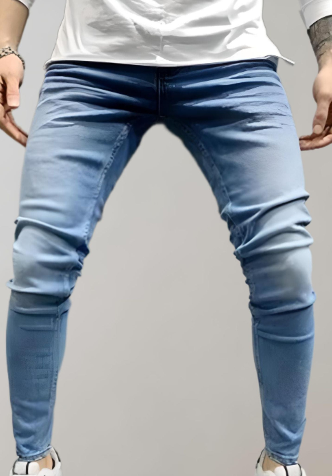 Pantalon skinny homme – Jean tendance ajusté et stylé