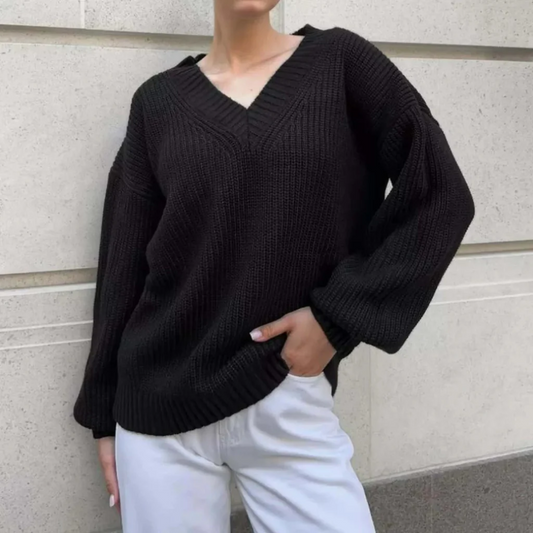 Pull chaud femme – Pull douillet en laine pour hiver élégant