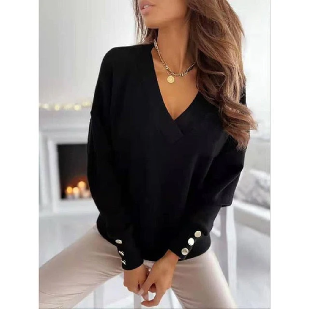 Pull chaud femme – Pull douillet en laine confortable pour hiver