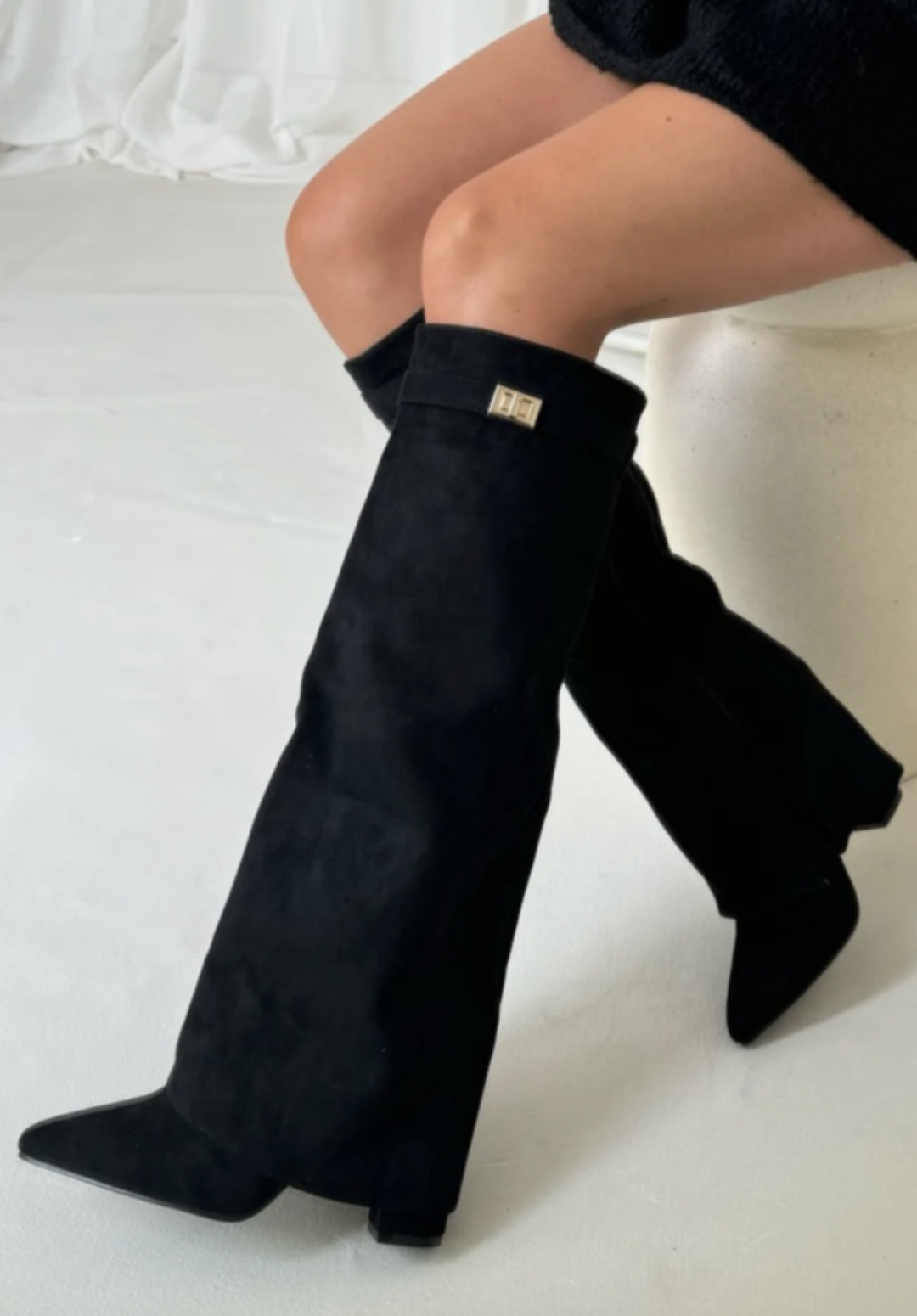 Bottes tendance femme – Bottes confortables en cuir pour automne hiver