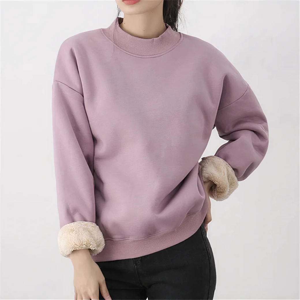 Pull chaud femme – Pull douillet en laine confortable pour hiver