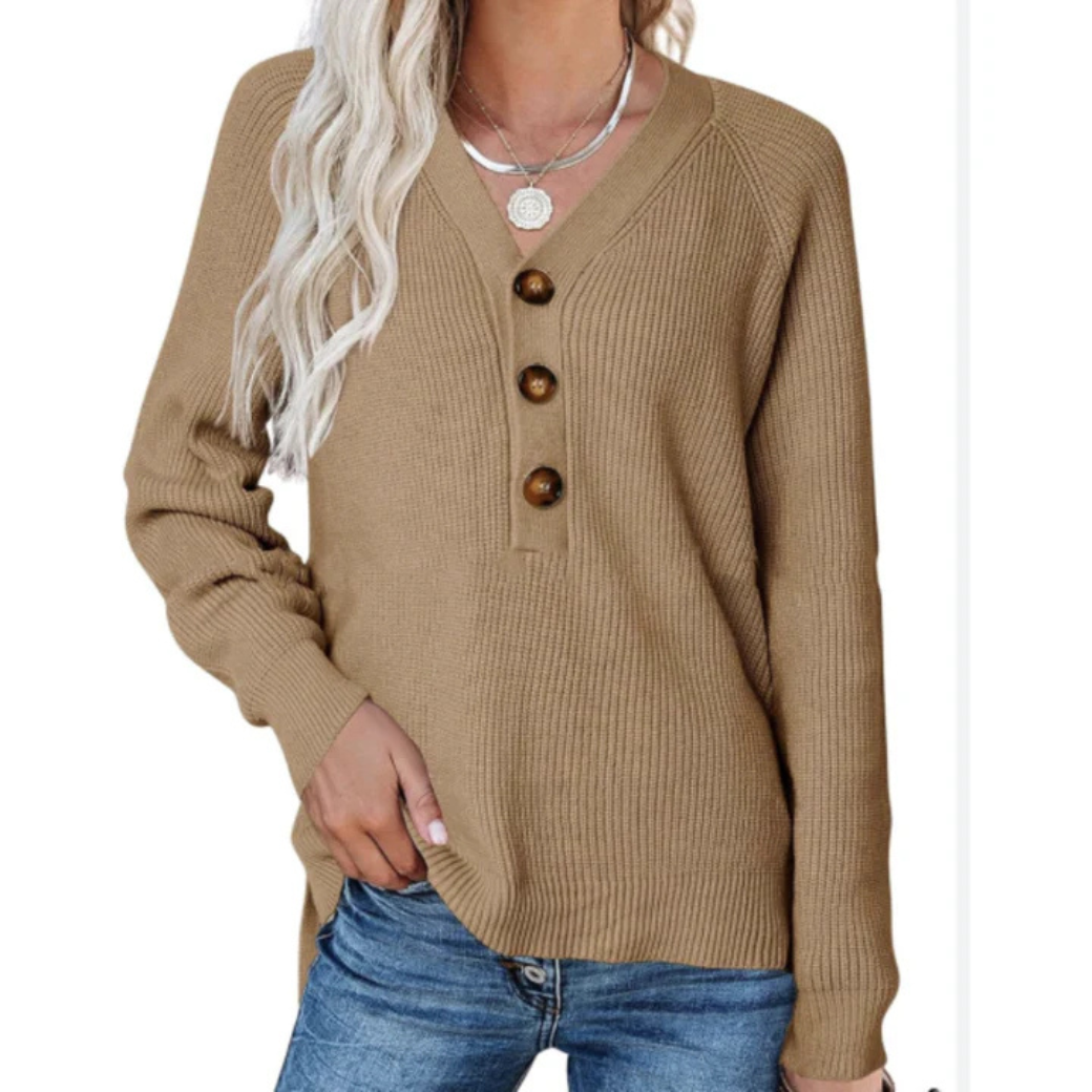 Pull chaud femme – Pull douillet en laine pour hiver élégant