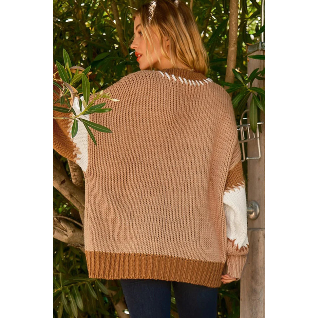 Pull chaud femme – Pull douillet en laine pour hiver élégant