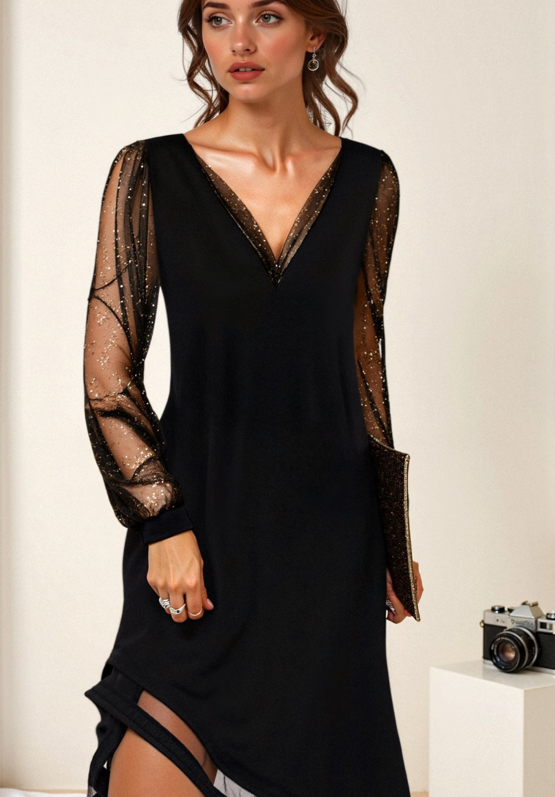 Robe de soirée femme – Mini robe chic élégante pour occasions spéciales