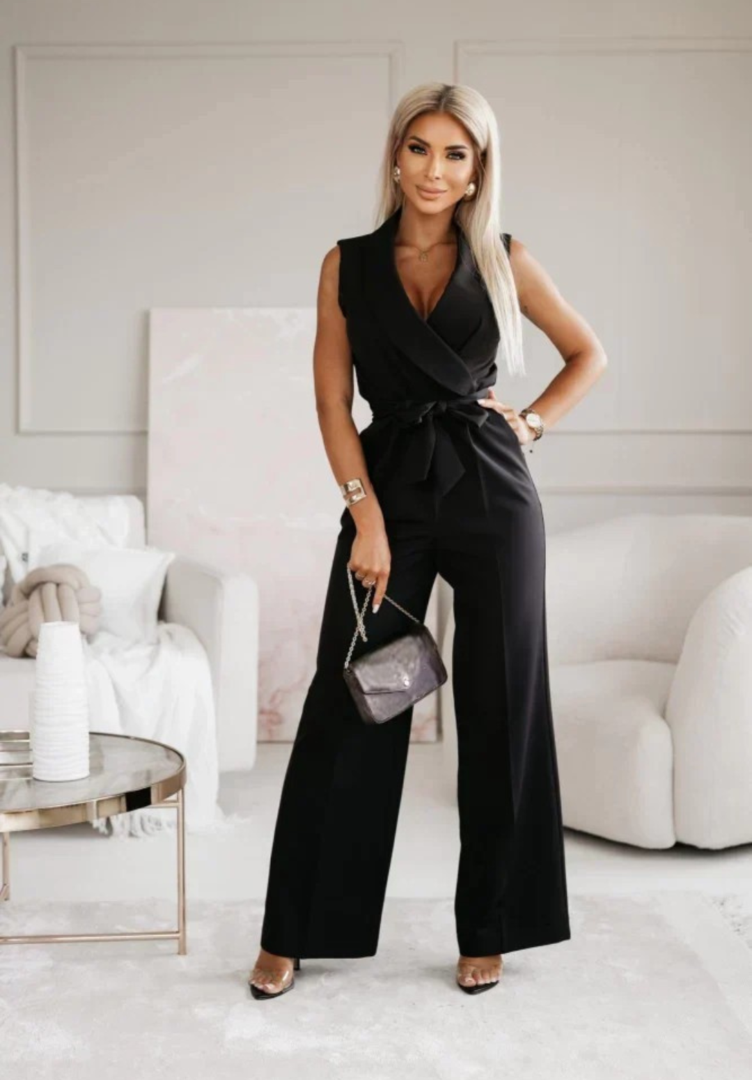 Combinaison chic femme – Pantalon élégant et tendance pour occasions spéciales