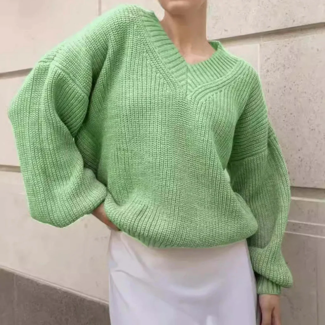 Pull chaud femme – Pull douillet en laine pour hiver élégant