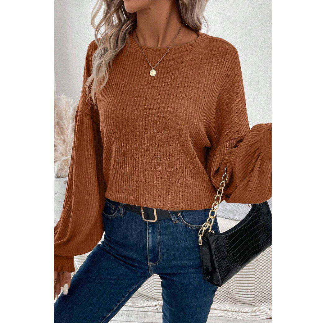 Pull chaud femme – Pull douillet en laine confortable pour hiver