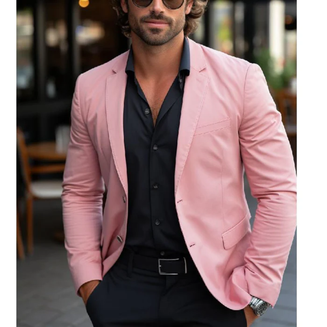 Blazer stylé homme – Veste élégante à manches longues pour occasions formelles