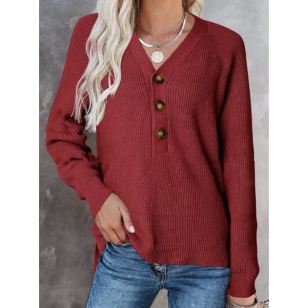 Pull chaud femme – Pull douillet en laine pour hiver élégant