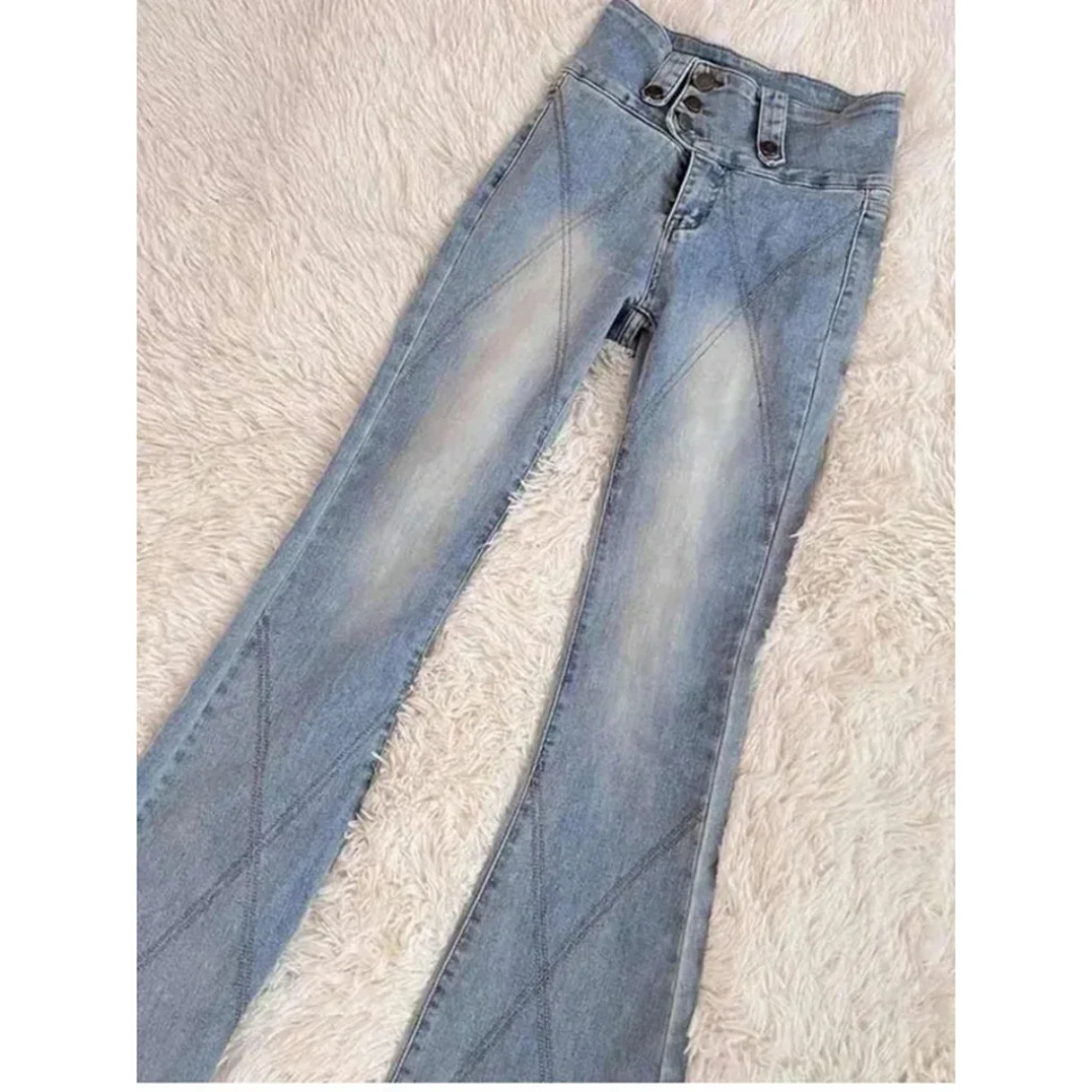 Jeans flare femme – Pantalon taille haute élégant et tendance