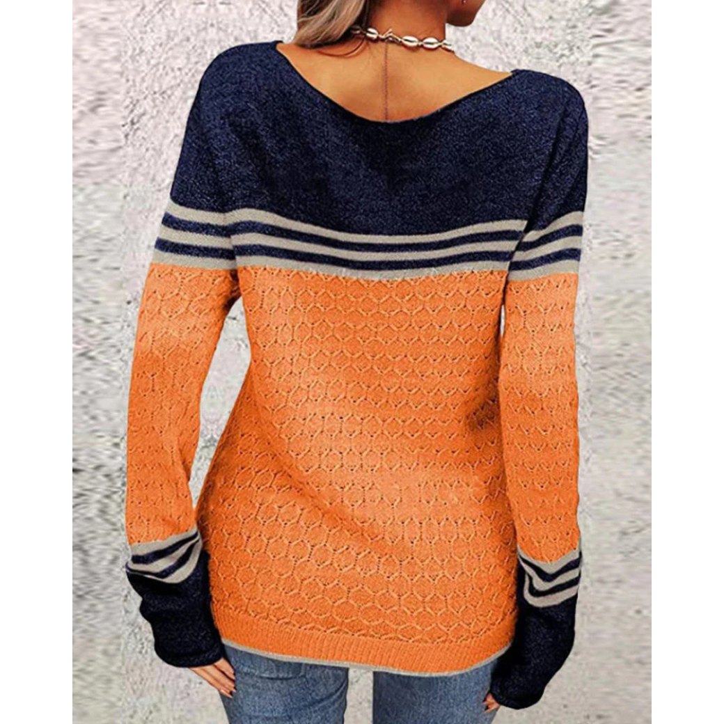 Pull chaud femme – Sweat à manches longues élégant et confortable