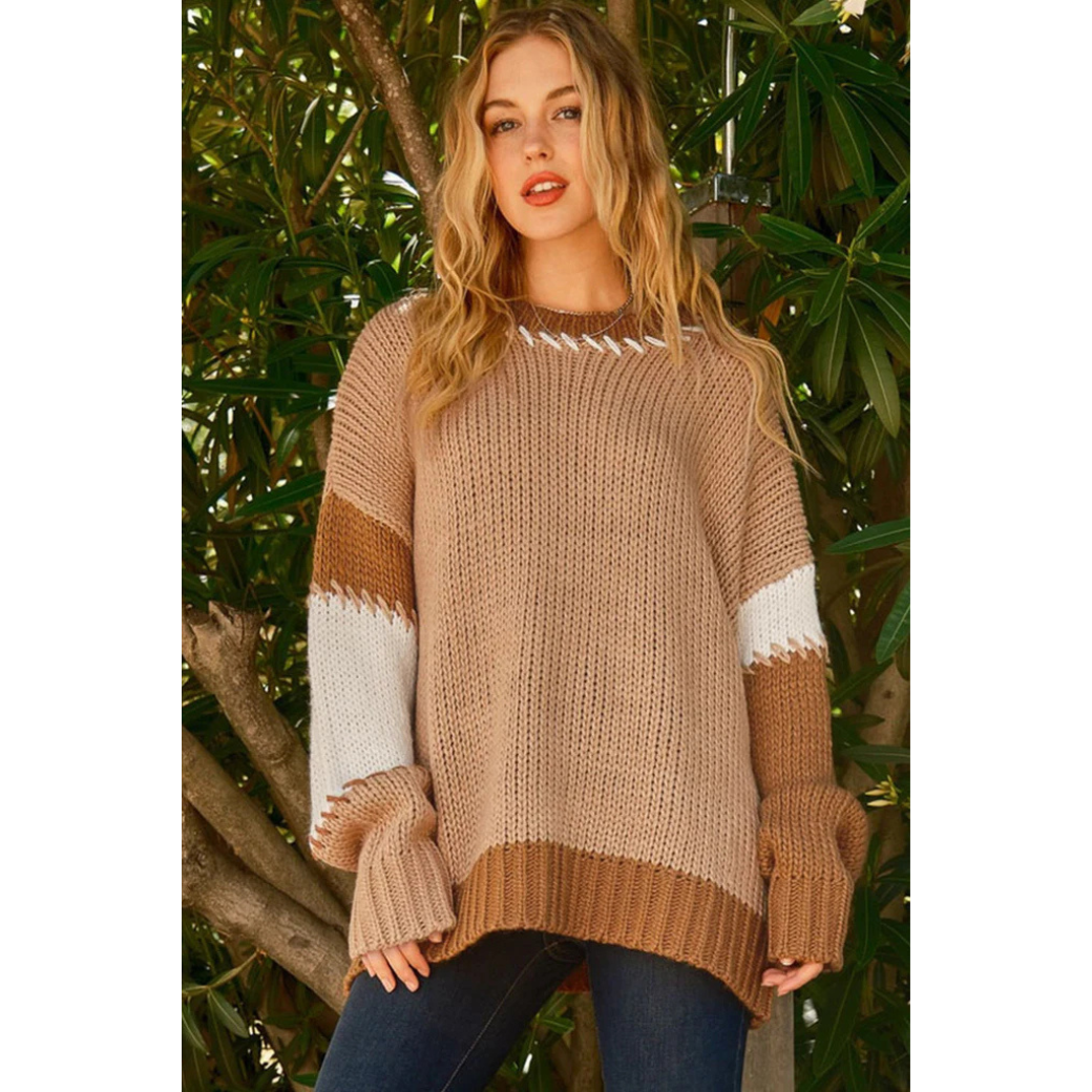 Pull chaud femme – Pull douillet en laine pour hiver élégant