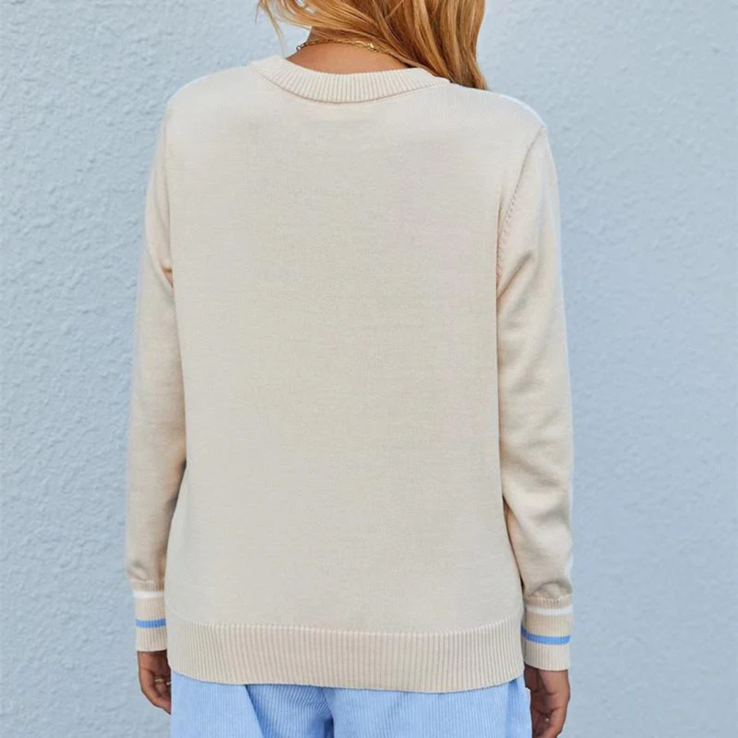 Pull chaud femme – Pull douillet en laine pour hiver élégant