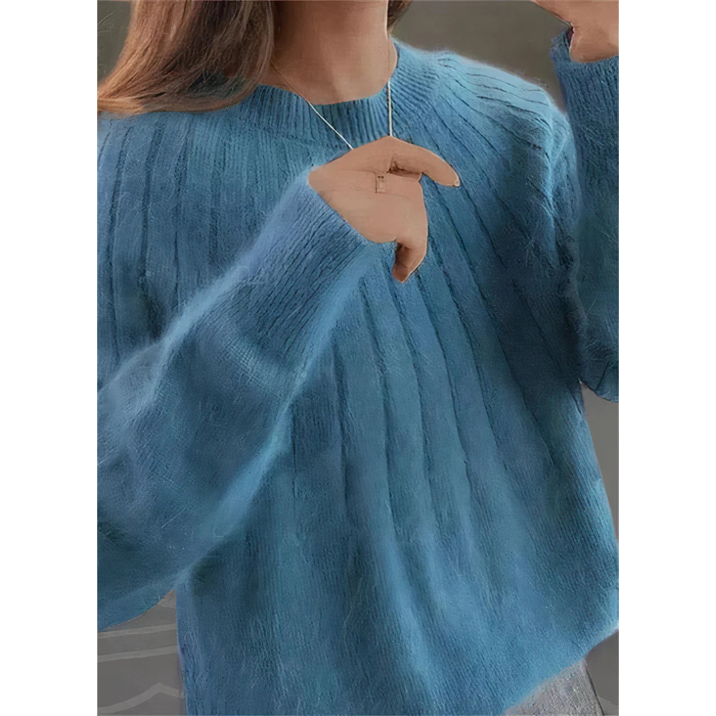 Pull chaud femme – Pull douillet à manches longues pour hiver