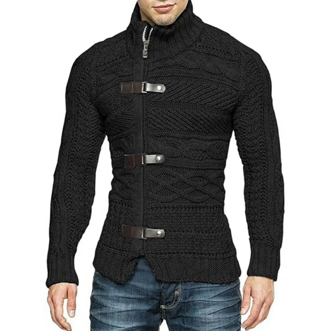 Cardigan homme chaud – Pull confortable en laine pour hiver