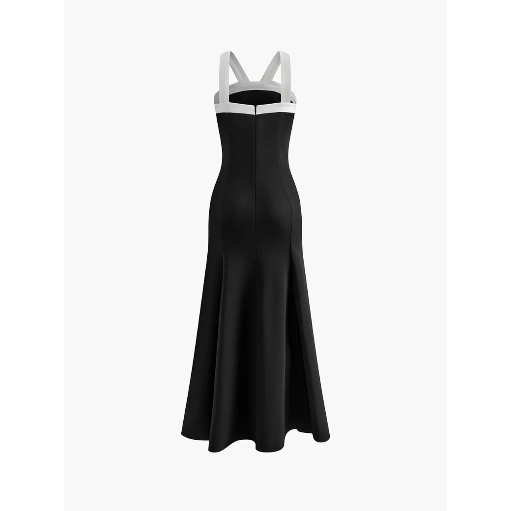 Robe de soirée chic femme – Maxi élégante fluide pour cérémonie