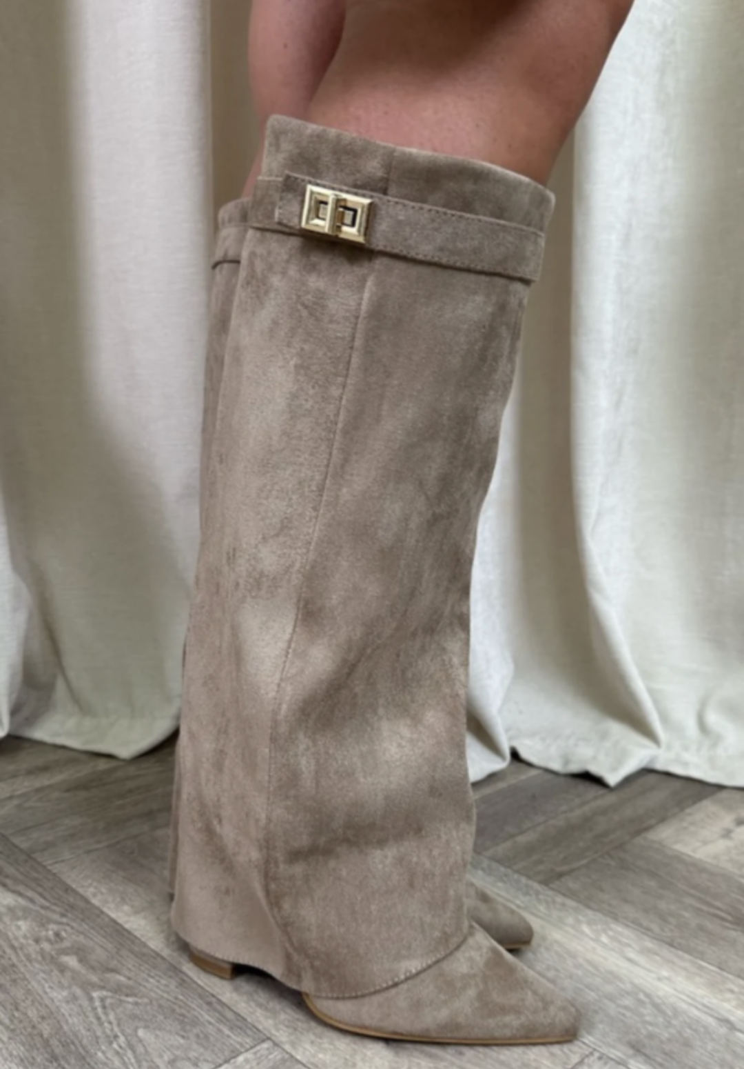 Bottes tendance femme – Bottes confortables en cuir pour automne hiver