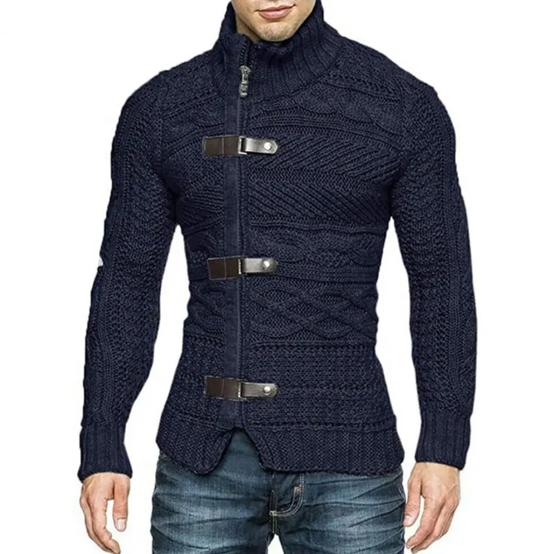 Cardigan homme chaud – Pull confortable en laine pour hiver