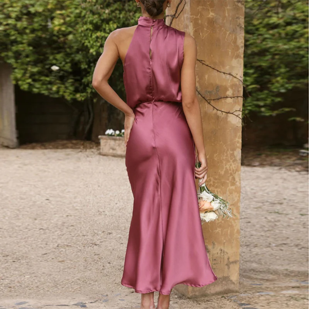 Robe de cérémonie mariage femme – Robe maxi chic et élégante pour invitée