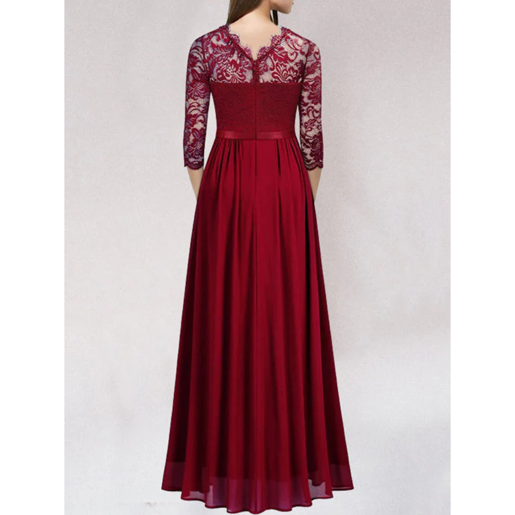 Robe de cérémonie mariage femme – Maxi chic fluide élégante pour invitée