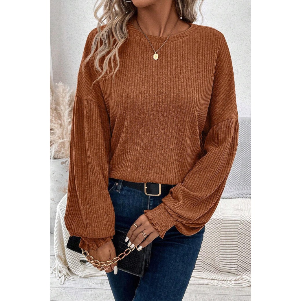 Pull chaud femme – Pull douillet en laine confortable pour hiver