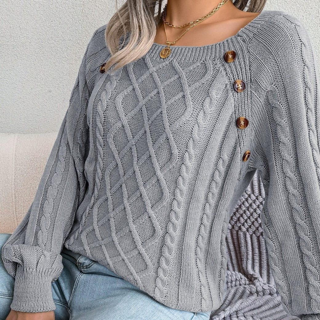 Pull chaud femme – Pull douillet en laine pour hiver élégant