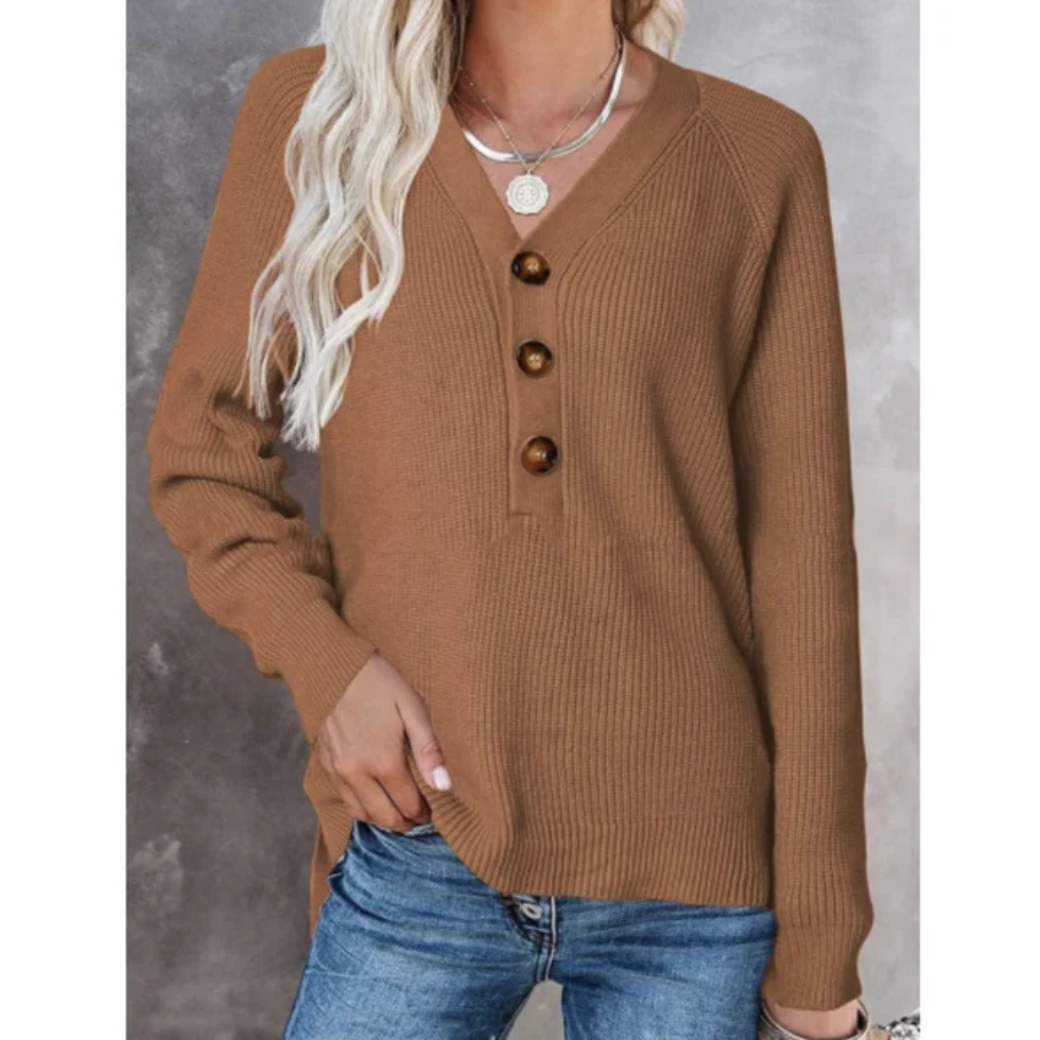 Pull chaud femme – Pull douillet en laine pour hiver élégant