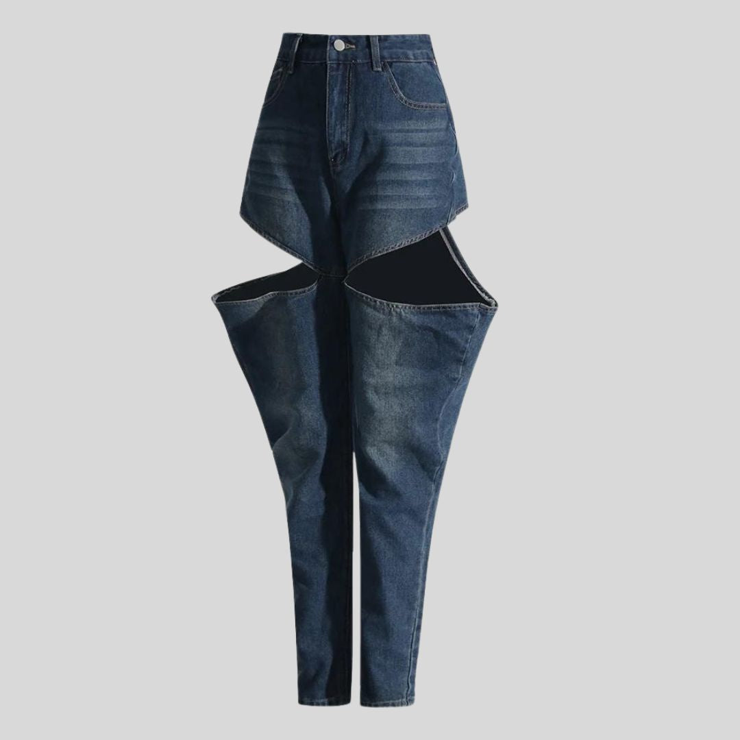 Jeans taille haute femme – Jean élégant et confortable pour toutes occasions