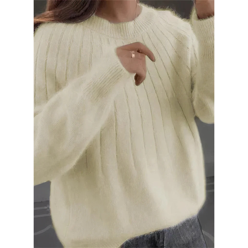 Pull chaud femme – Pull douillet à manches longues pour hiver