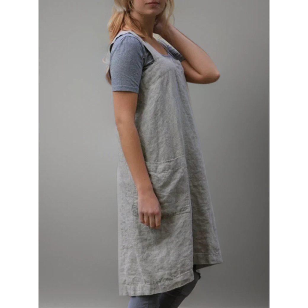 Robe d'été femme – Robe mini simple et élégante en coton léger