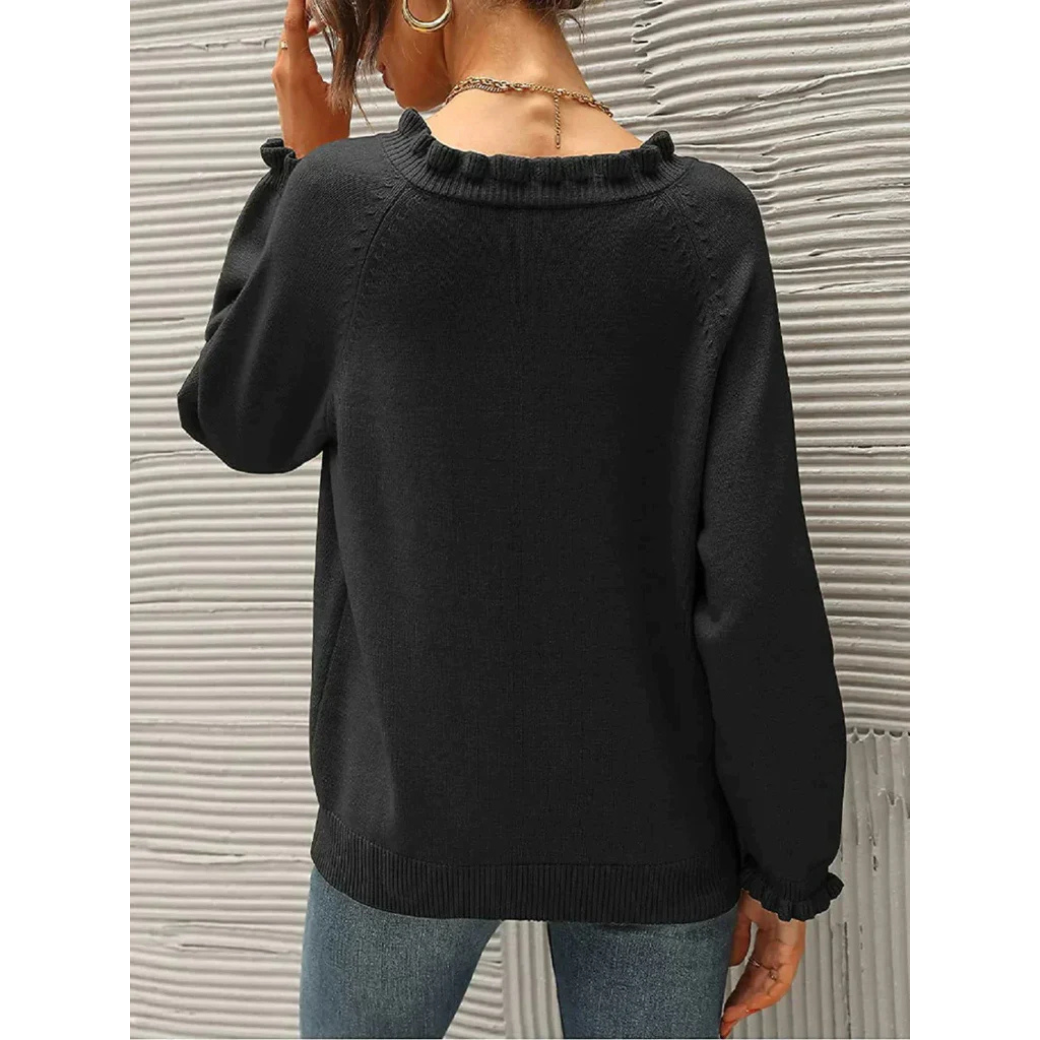 Pull chaud femme – Pull douillet en laine pour hiver élégant