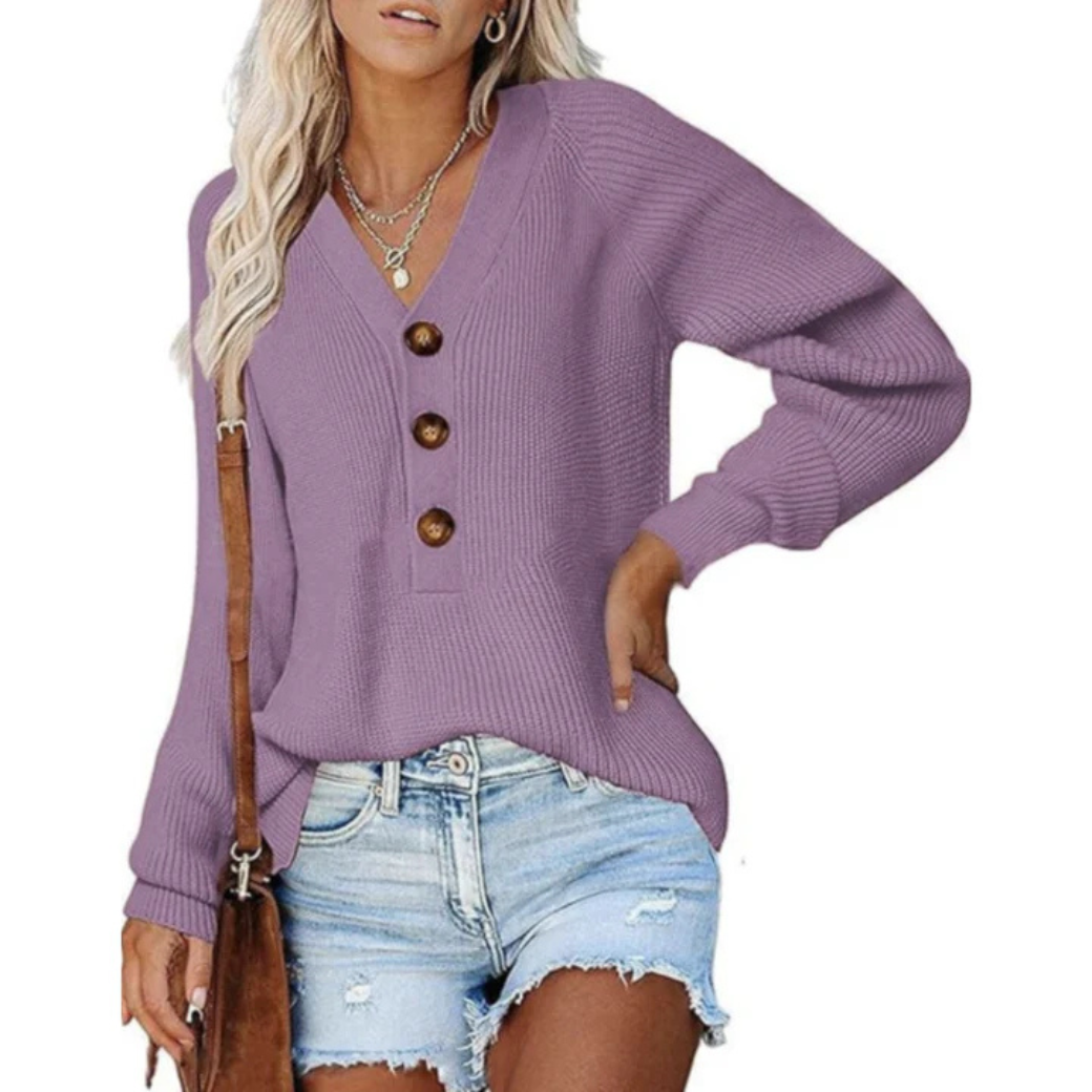 Pull chaud femme – Pull douillet en laine pour hiver élégant