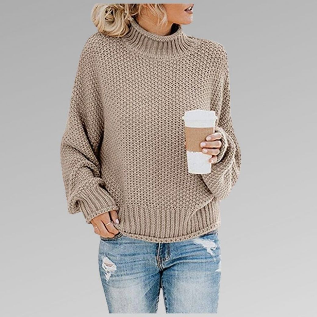 Pull chaud femme – Pull douillet en laine pour hiver